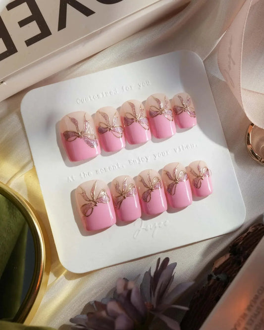 Gorg Bow Reusable Press On Nails