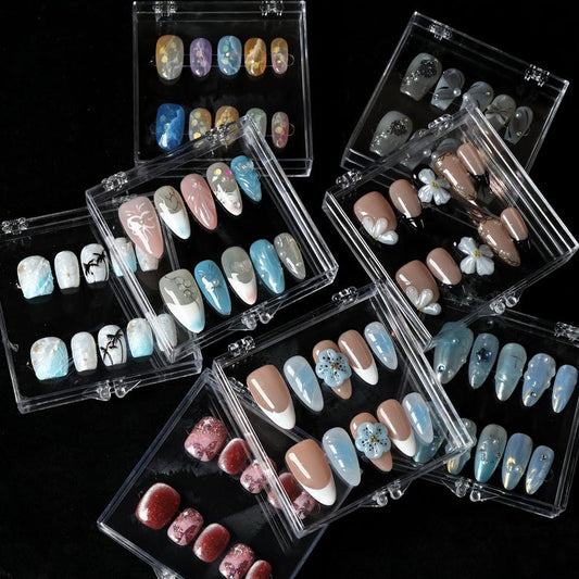 4 Sets Mystery Press On Nails Blind Box