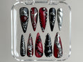 Elegant Lotus Flower Press On Nails OB23T