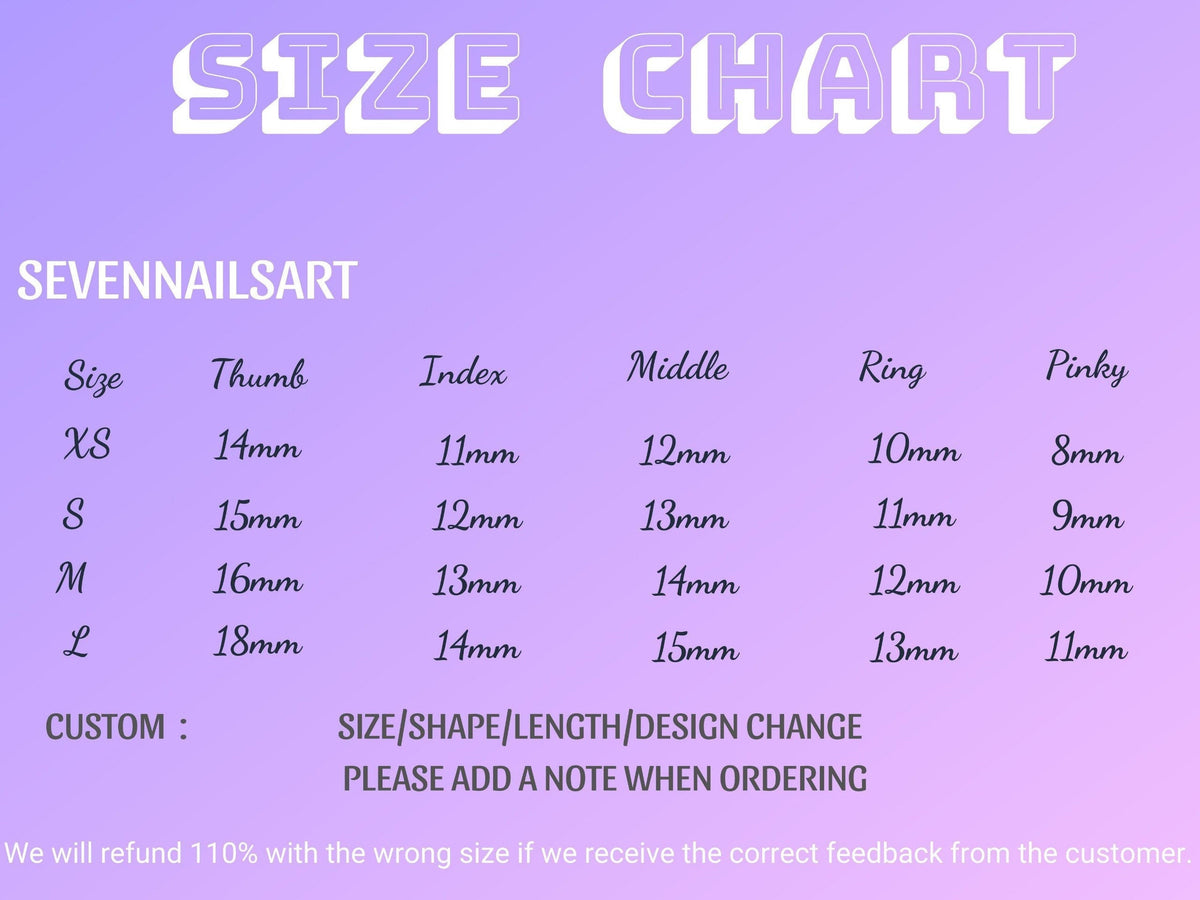 Kawaii Cartoon Press-On Nails | 3D Cute Fantasy Nail Art | Cartoon, Fantasy Style | Fun & Playful Nail Set | Whimsical Kawaii Nail | JB712HC