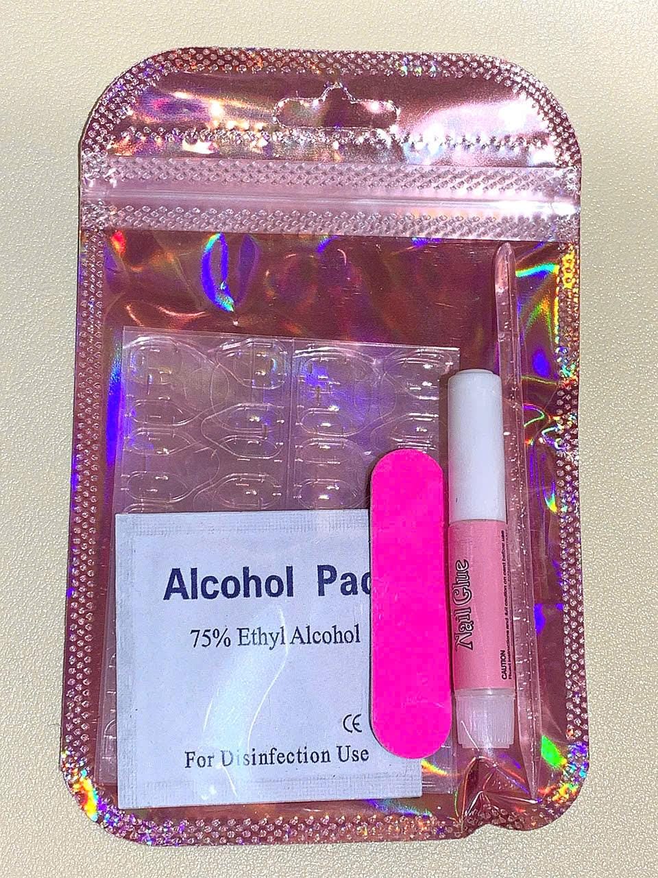 Purple Celestial Press On Nails | Moon & Star Galaxy Nails | Mystical Witchy Handmade Nail Set