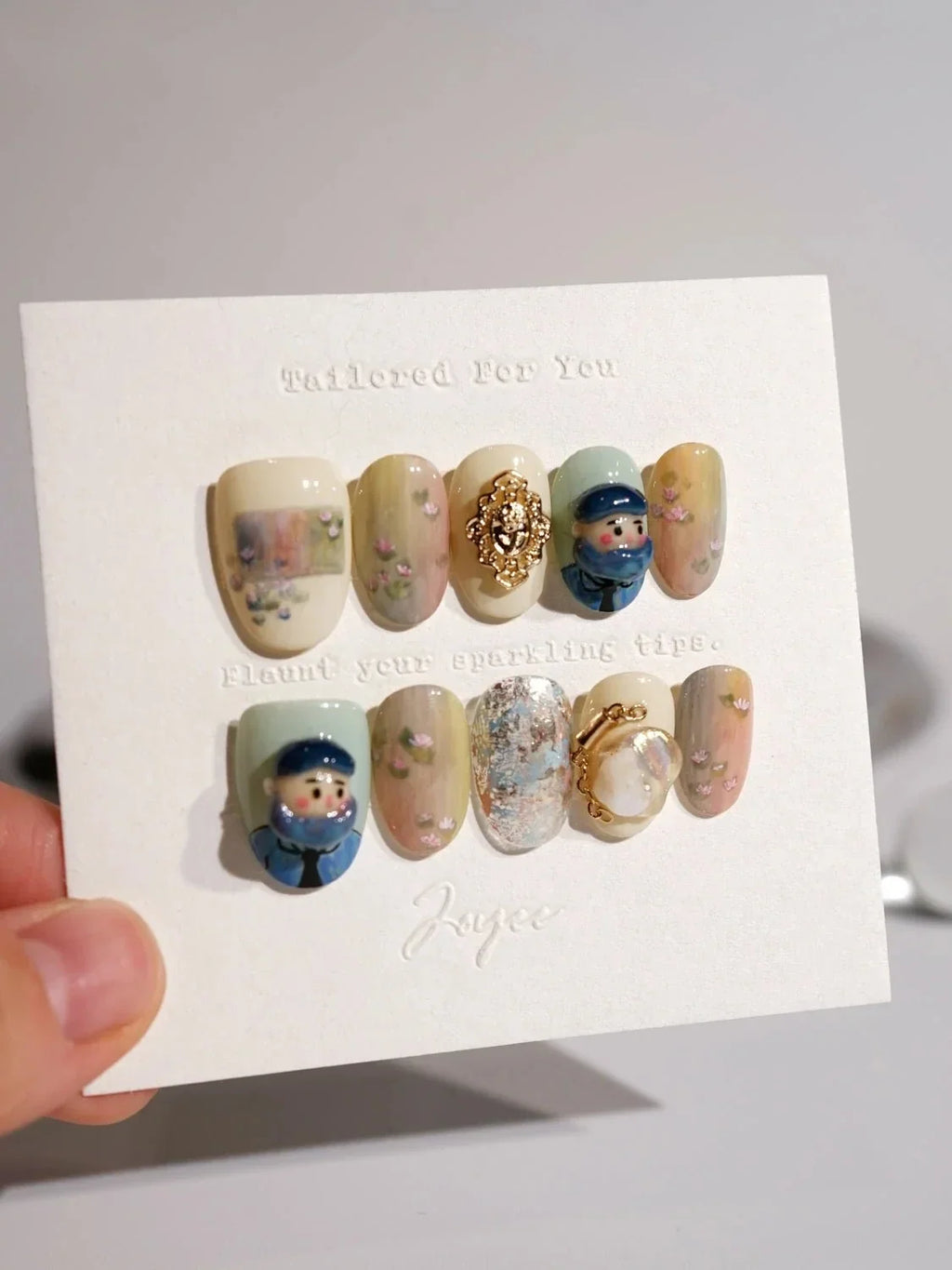 Monet & Les nymphéas Reusable Press On Nails
