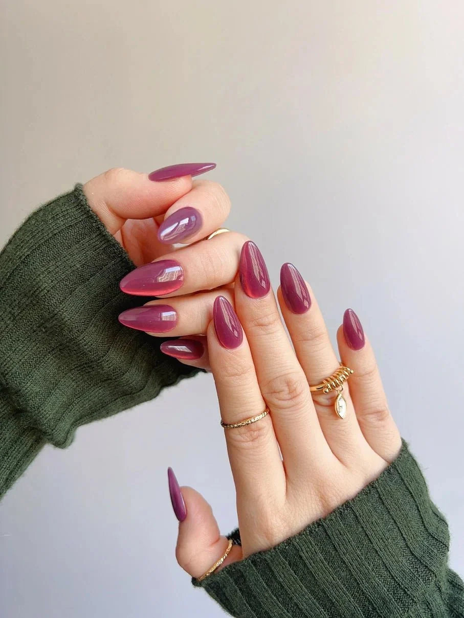 Rose Brew Reusable Press On Nails