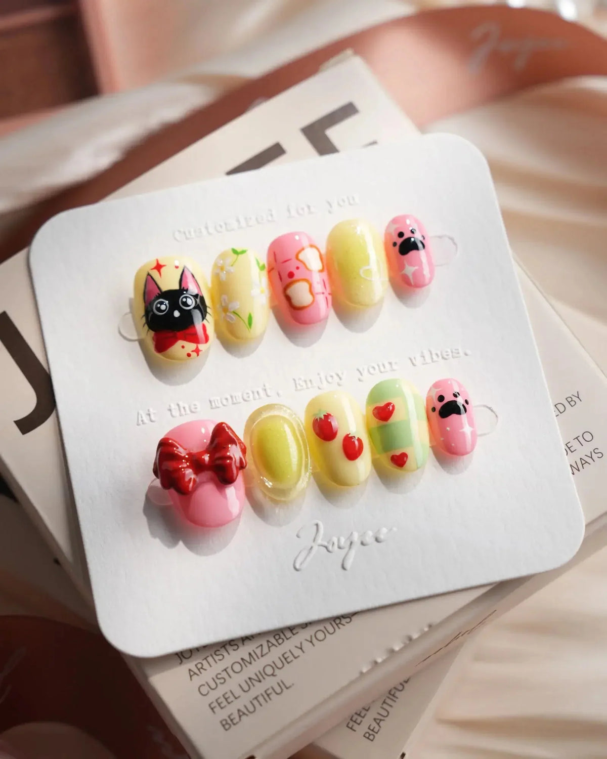 Kiki’s Enchanted Picnic Reusable Press On Nails