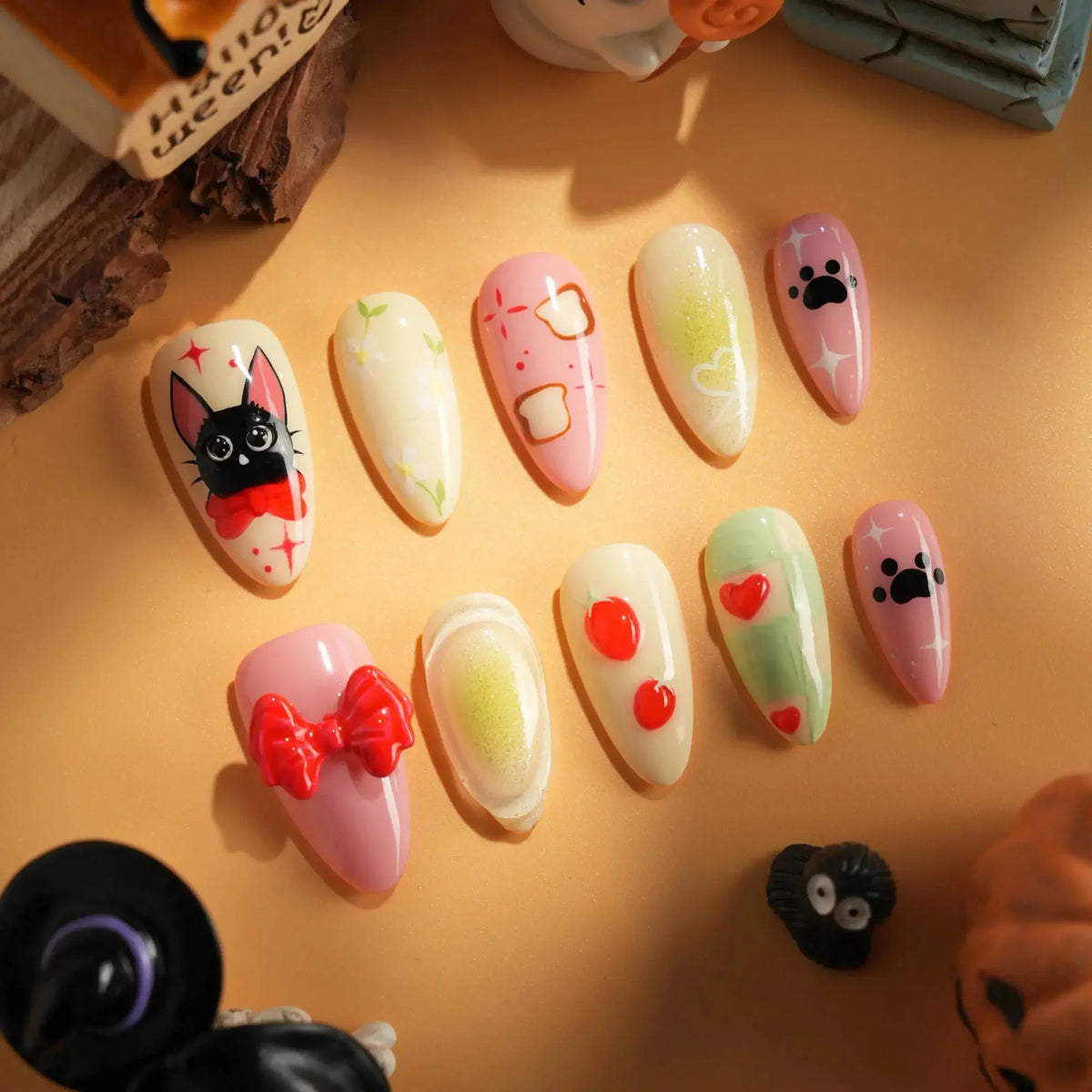 Kiki’s Enchanted Picnic Reusable Press On Nails