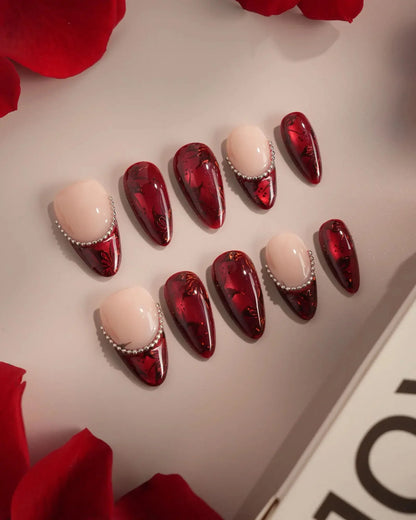 Brocade Reusable Press On Nails