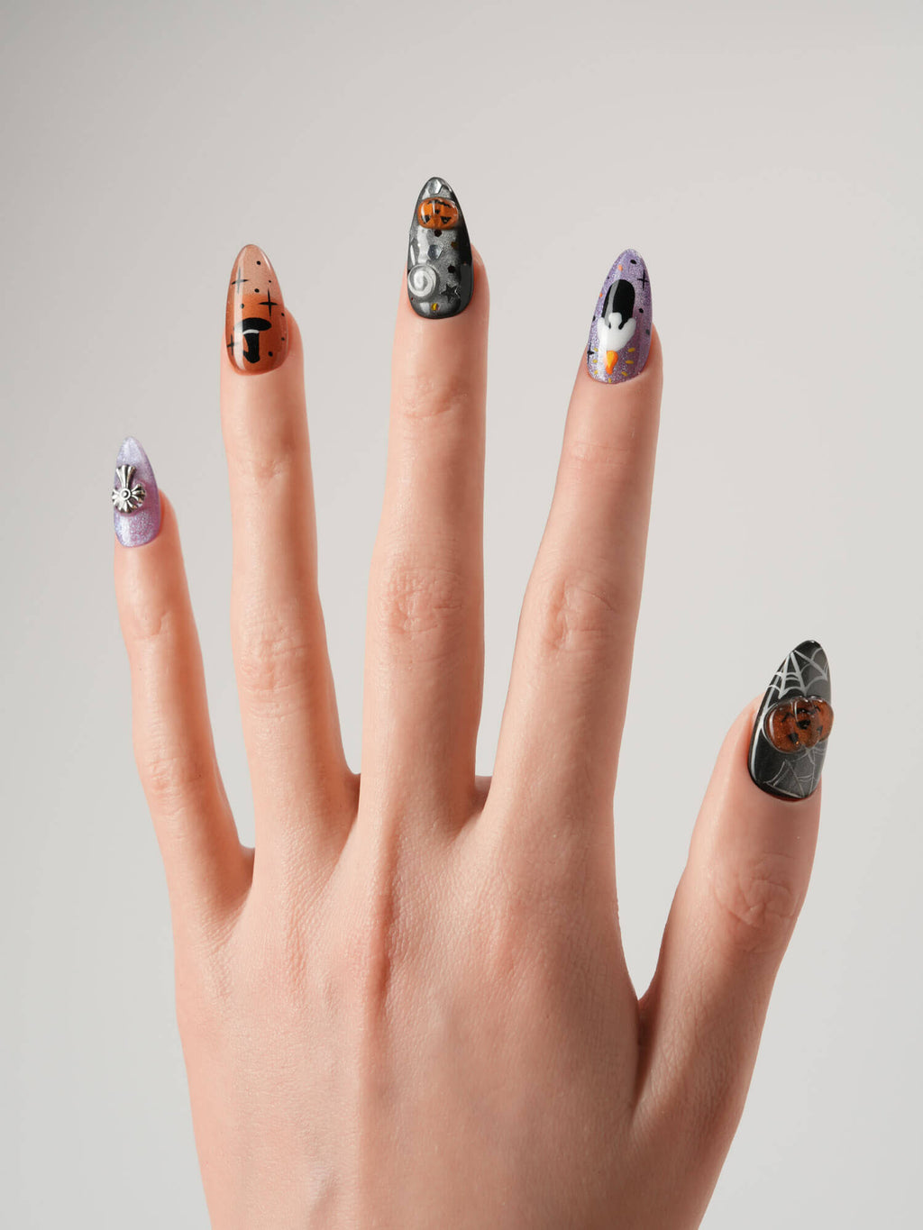 Lights Out Reusable Press On Nails