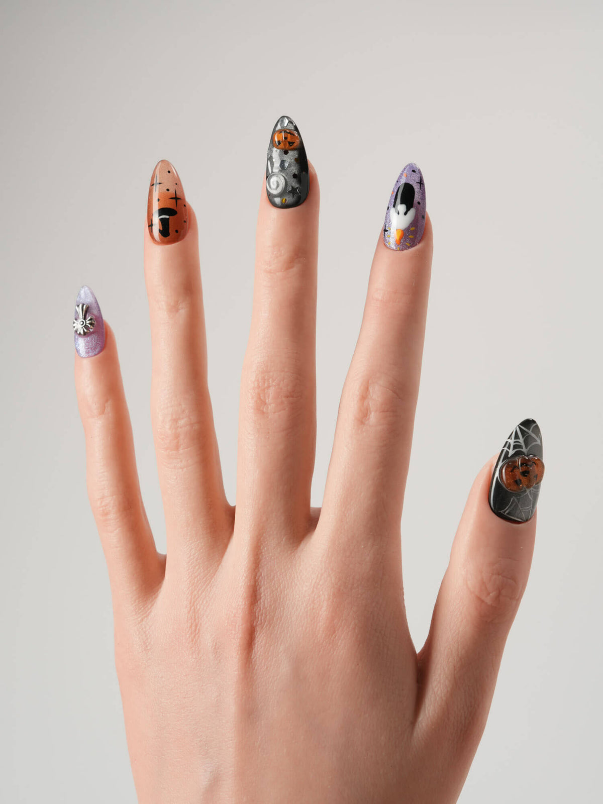 Lights Out Reusable Press On Nails