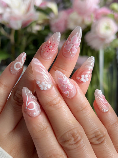 Lily Nocturne Reusable Press On Nails