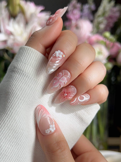Lily Nocturne Reusable Press On Nails