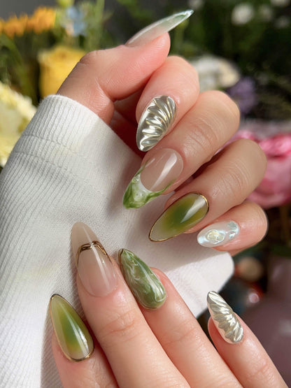 Marshes Mud Masquerade Reusable Press On Nails