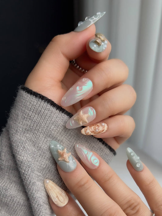 Mauritius Escape Reusable Press On Nails