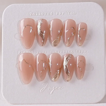 Poetic Glamour Nude Reusable Press On Nails