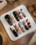Midnight Bash Reusable Press On Nails