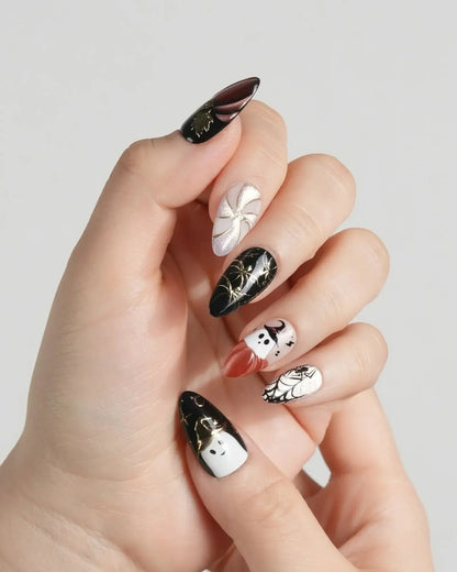 Midnight Bash Reusable Press On Nails