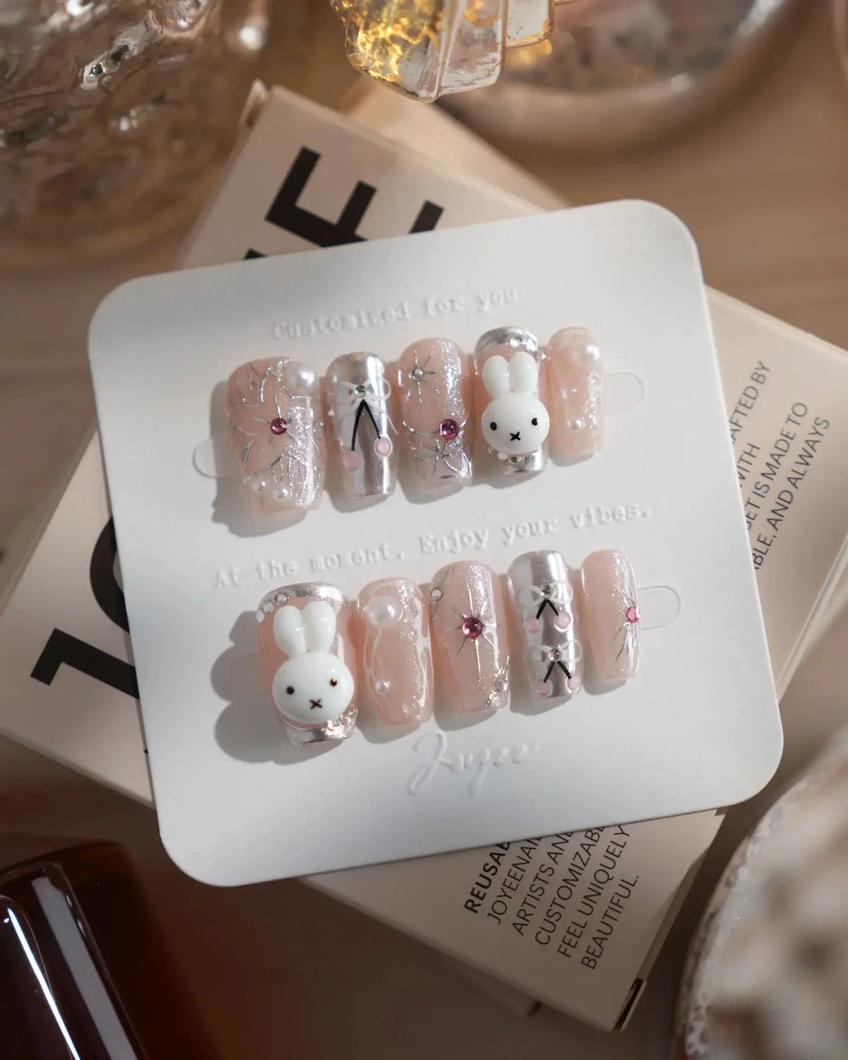 Miffy YOLO Reusable Press On Nails