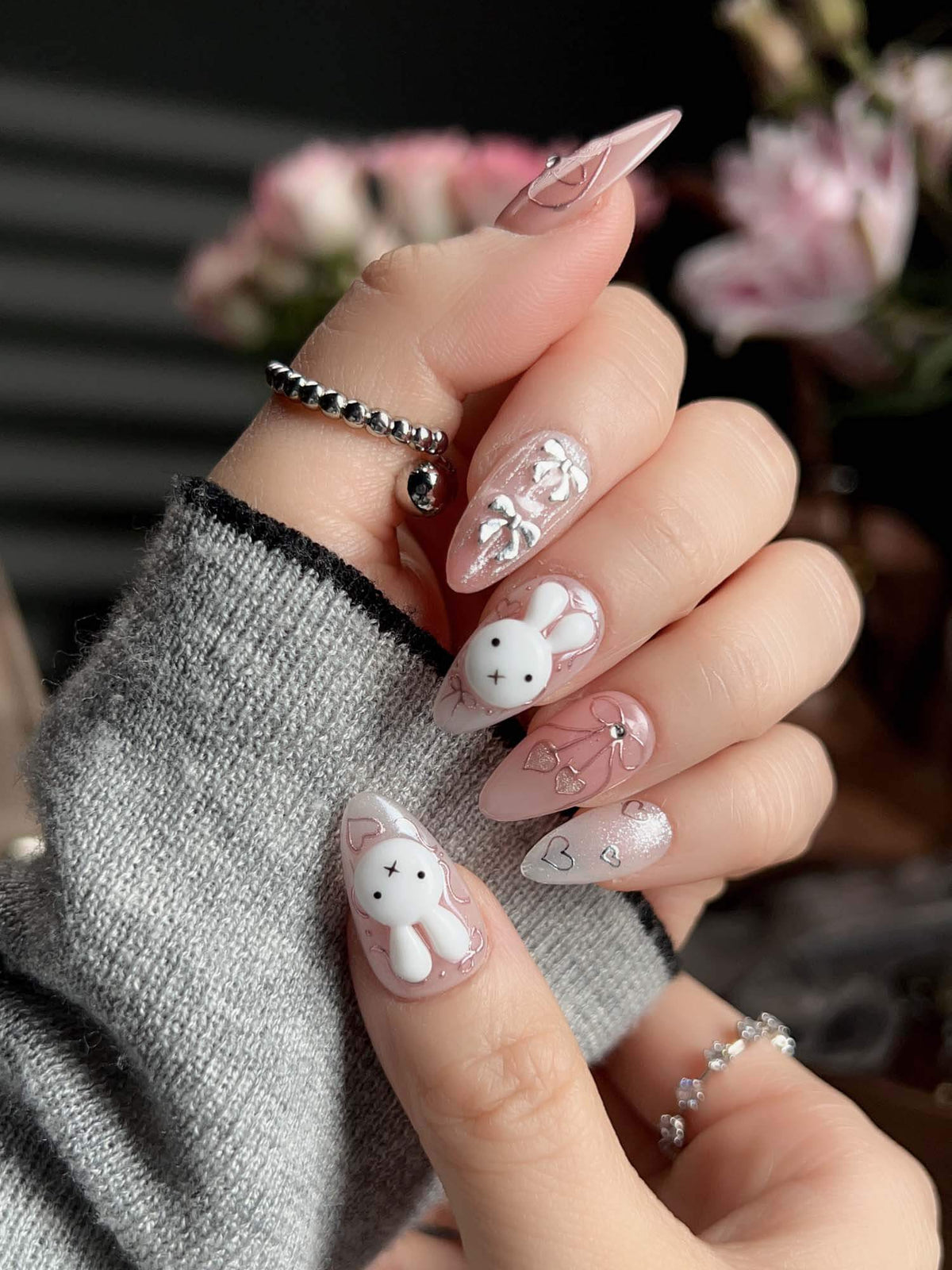 Miffy Sweetie Reusable Press On Nails
