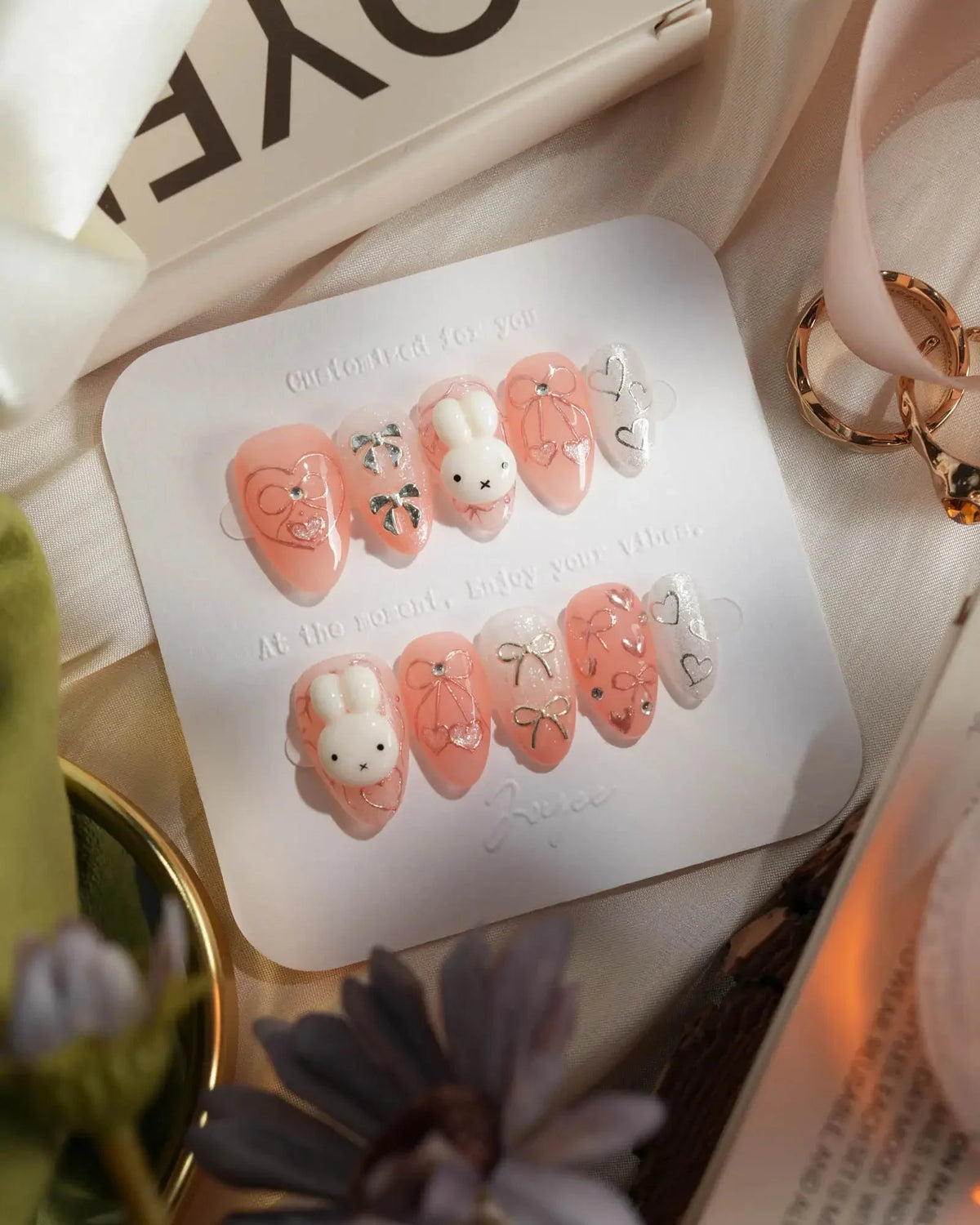 Miffy Sweetie Reusable Press On Nails