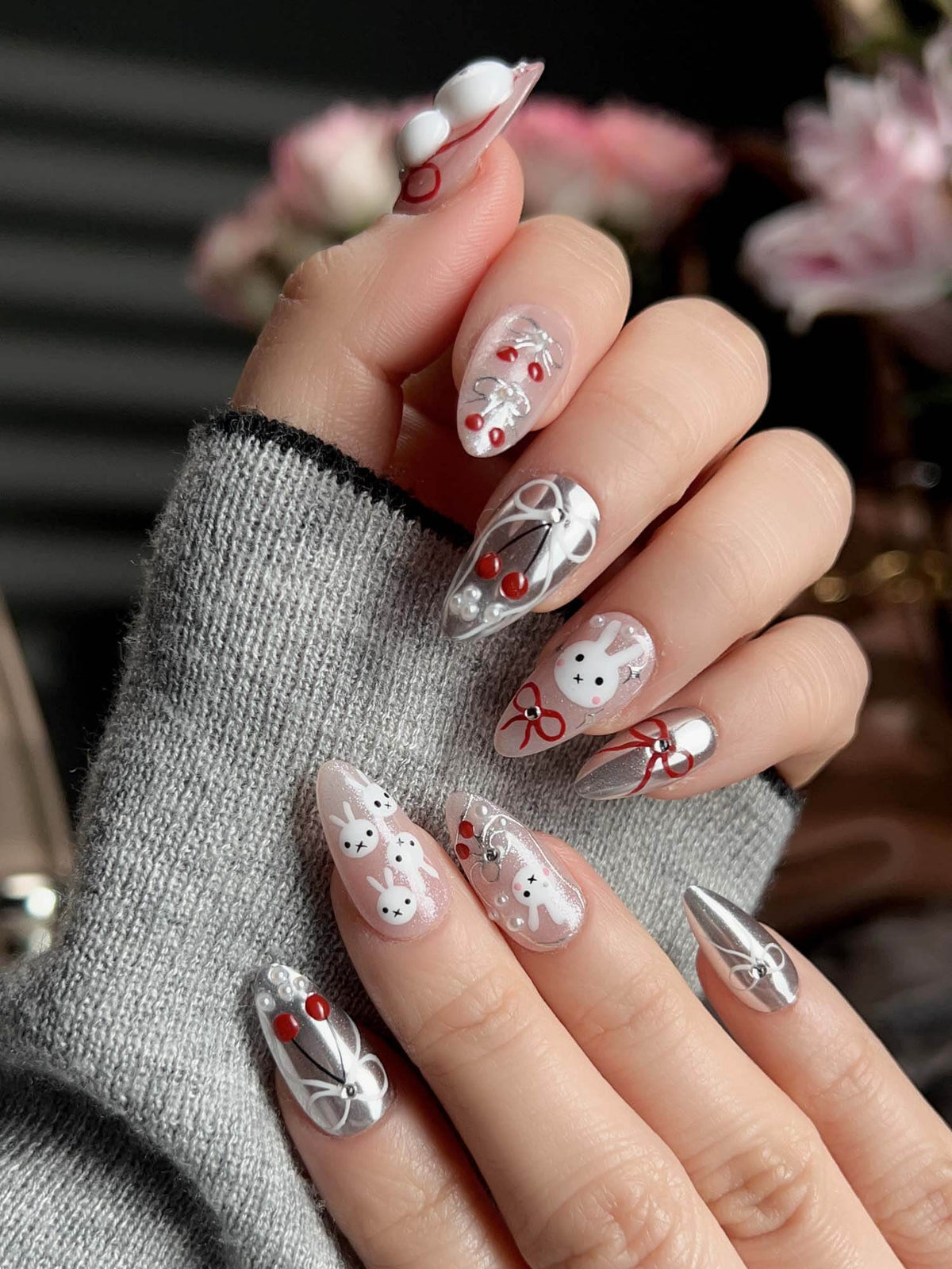 Miss Miffy Reusable Press On Nails
