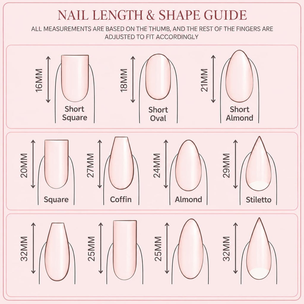 Chrome Ink Almond Press-On Nails — Mirror Silver