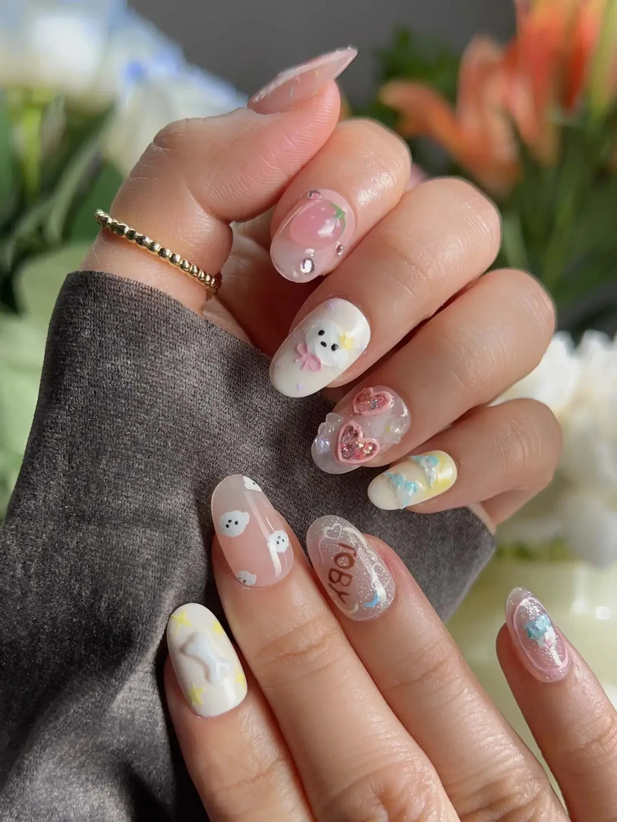 My Puppy Reusable Press On Nails