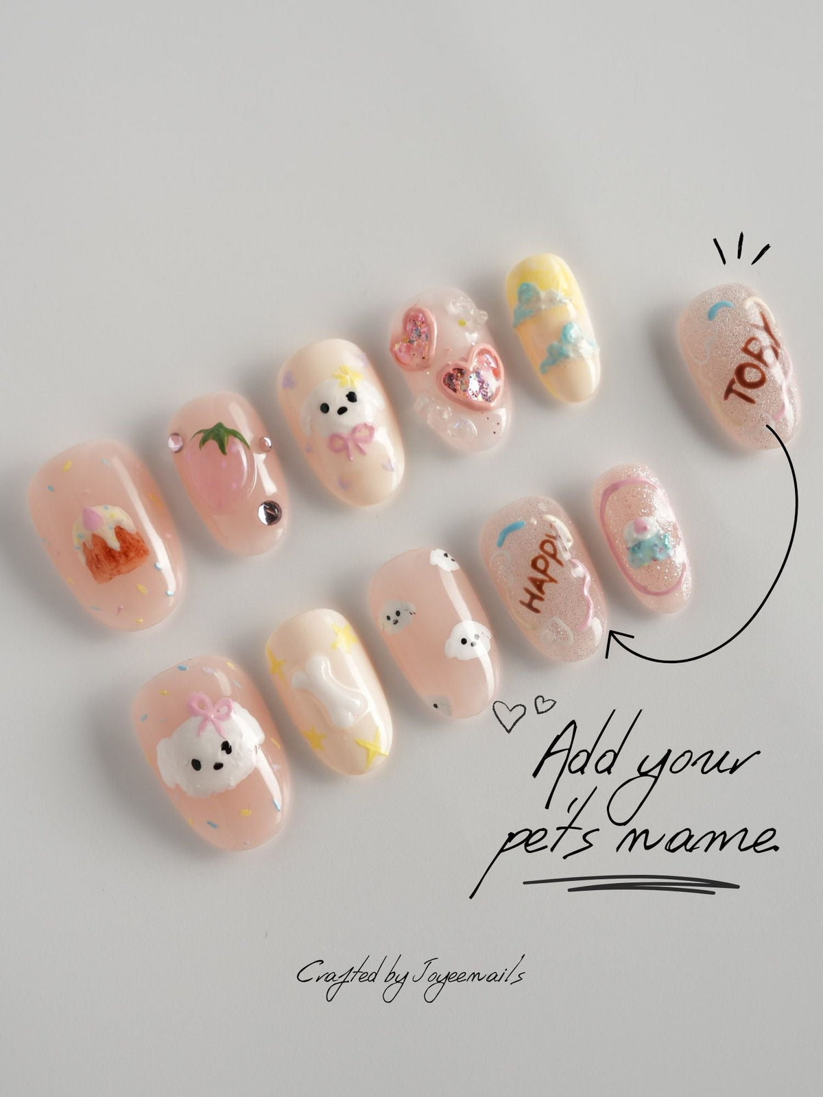 My Puppy Reusable Press On Nails