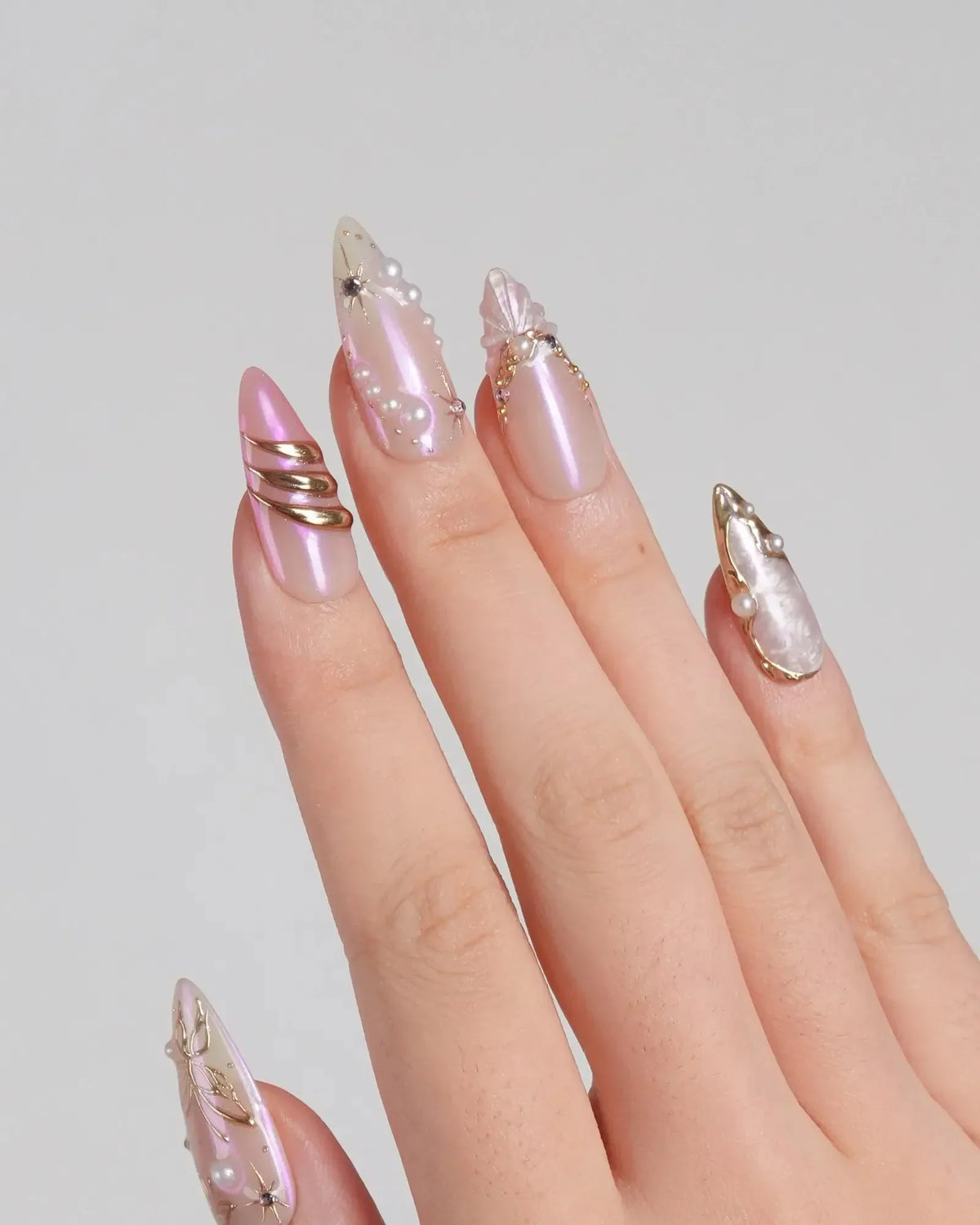 Neon Kiss Reusable Press On Nails