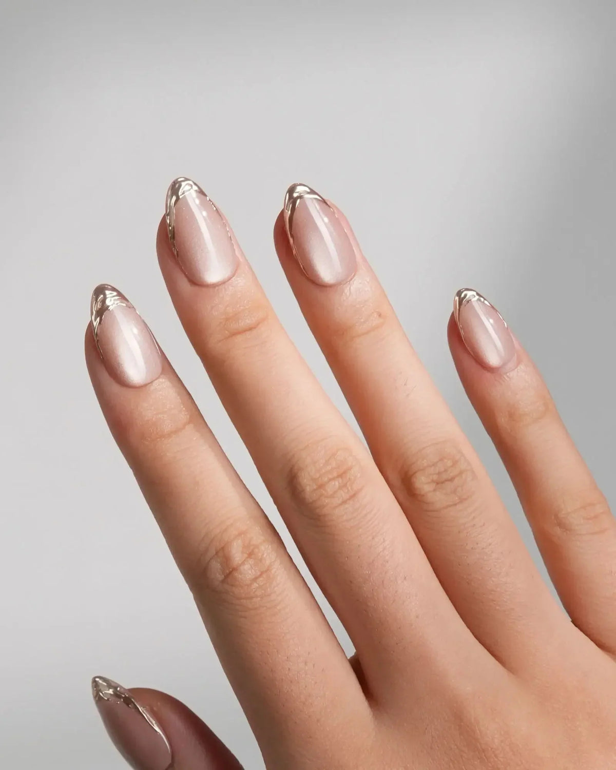 Nude Spark Reusable Press On Nails