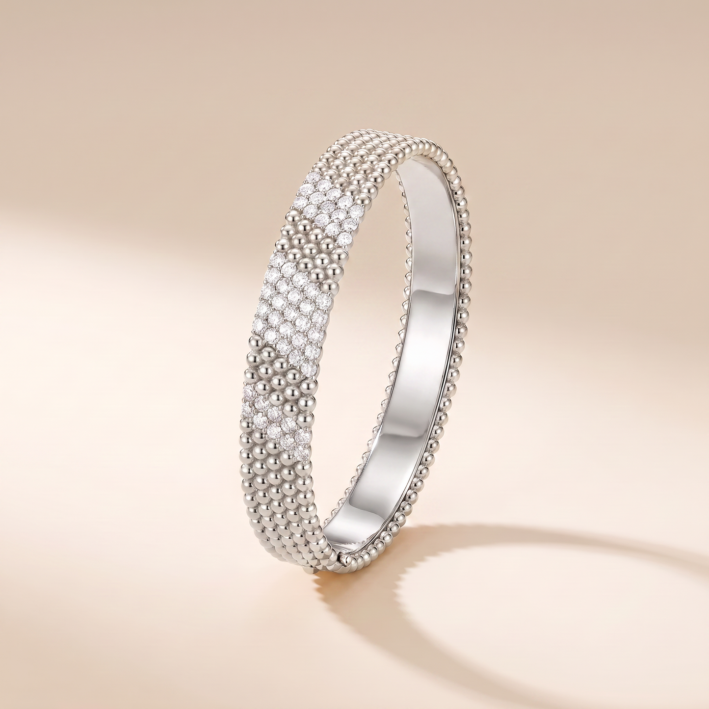 Perlée Beaded Diamonds 5 Rows Bracelet