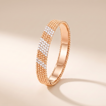 Perlée Beaded Diamonds 5 Rows Bracelet