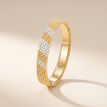 Perlée Beaded Diamonds 5 Rows Bracelet