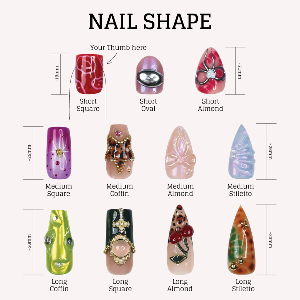 Azuralis Blue Handmade Reusable Press On Nails