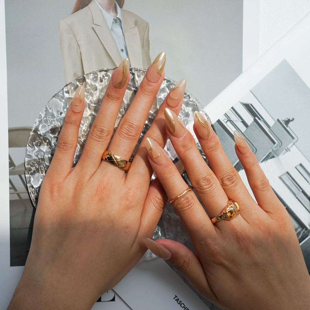Poetic Glamour Nude Reusable Press On Nails