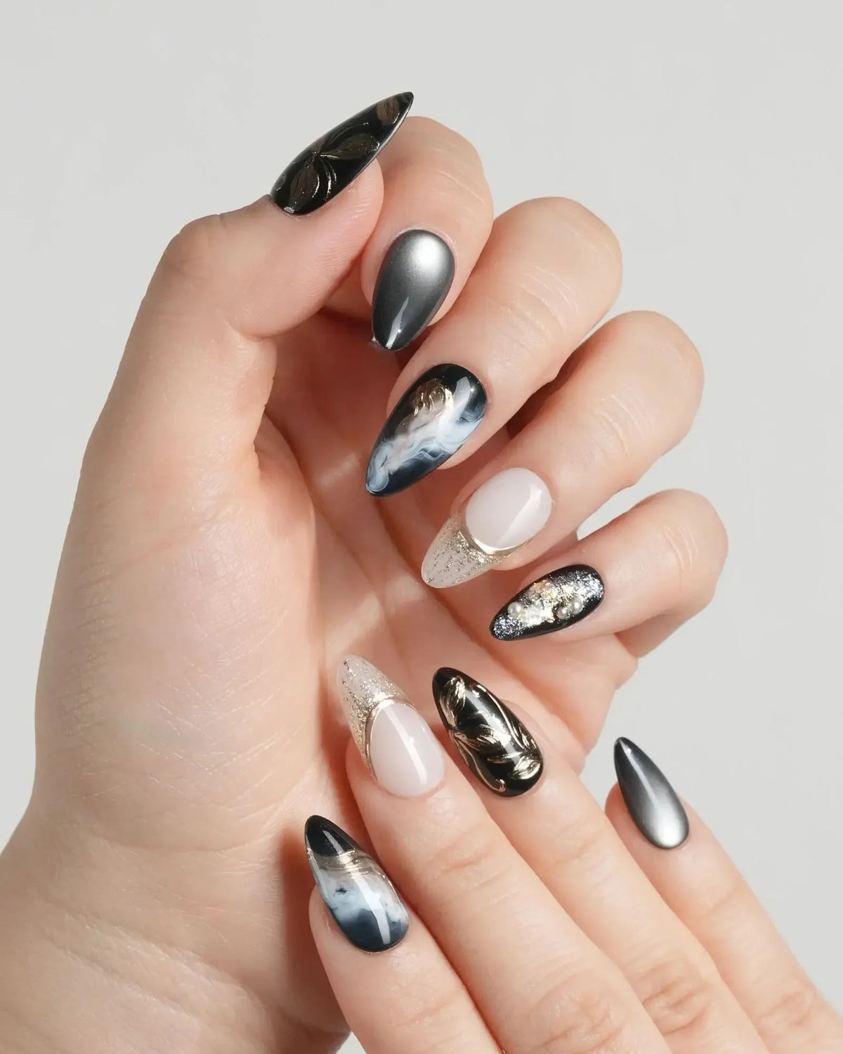 Poison Bloom Reusable Press On Nails
