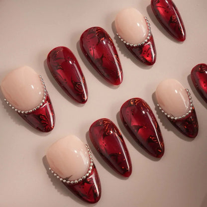Brocade Reusable Press On Nails