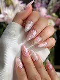 Sakura Cipher Reusable Press On Nails