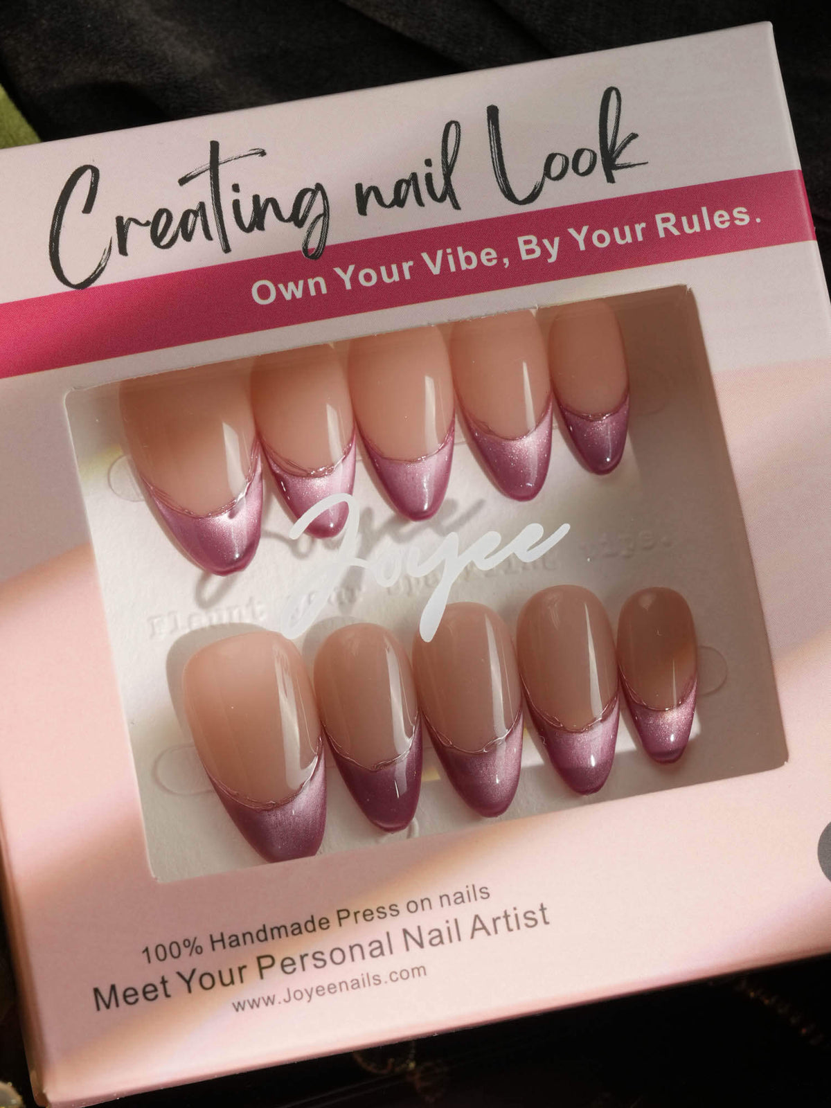 Silk Blush Reusable Press On Nails