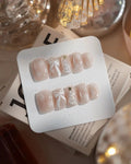 Snowfall Reusable Press On Nails