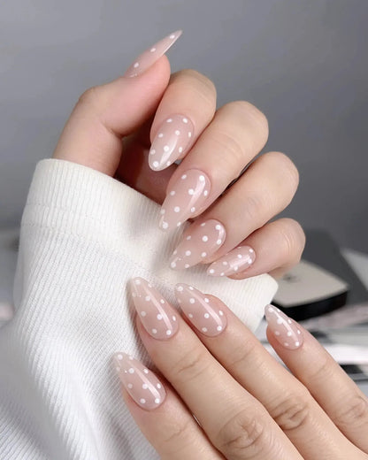 Cloud Cream Reusable Press On Nails