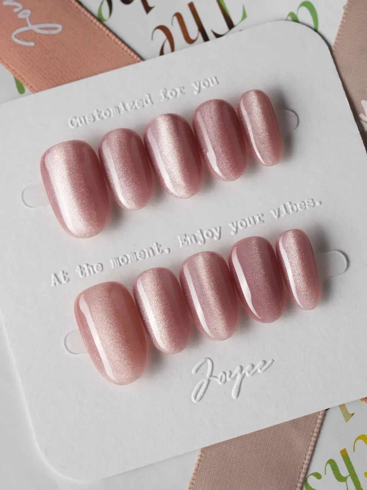 Soft Romance Reusable Press On Nails