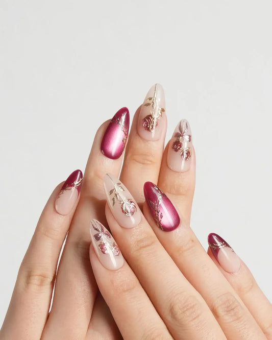 Sugar Thorn Reusable Press On Nails