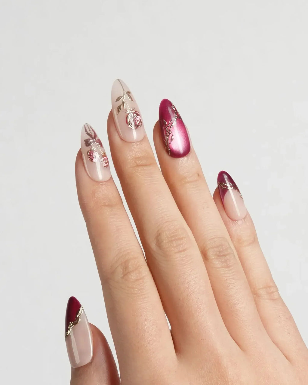 Sugar Thorn Reusable Press On Nails