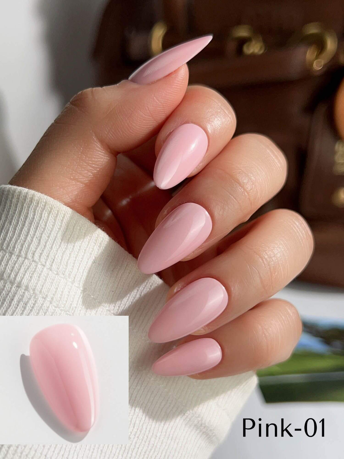 Custom Solid Color Reusable Press On Nails