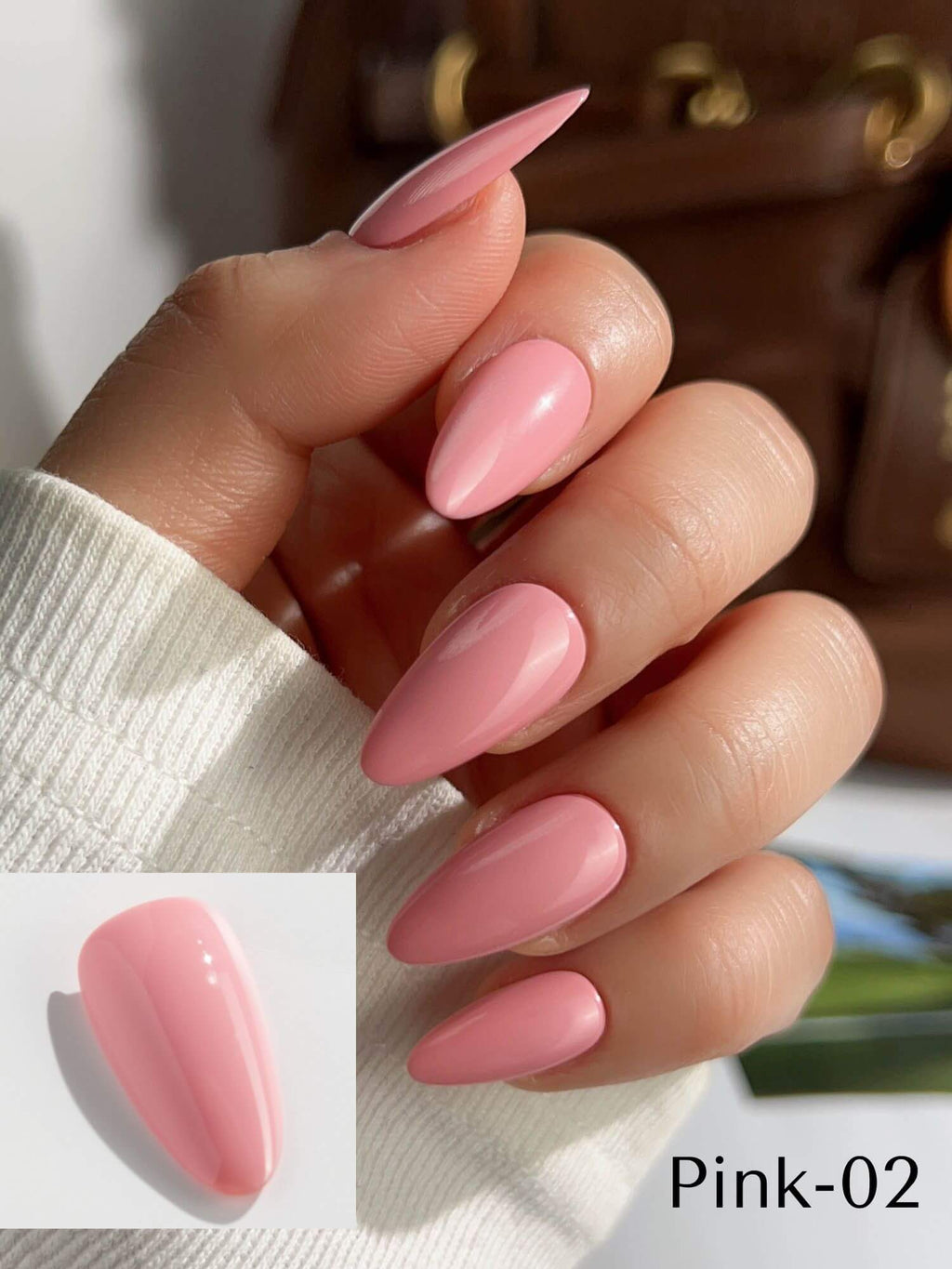 Custom Solid Color Reusable Press On Nails
