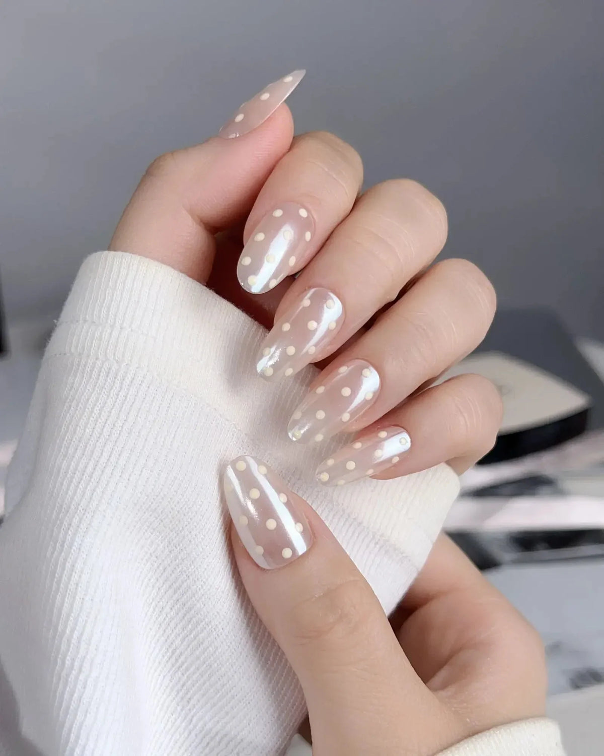 Lemon soda Reusable Press On Nails