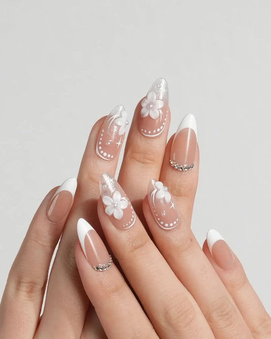 Wedding Day Reusable Press On Nails