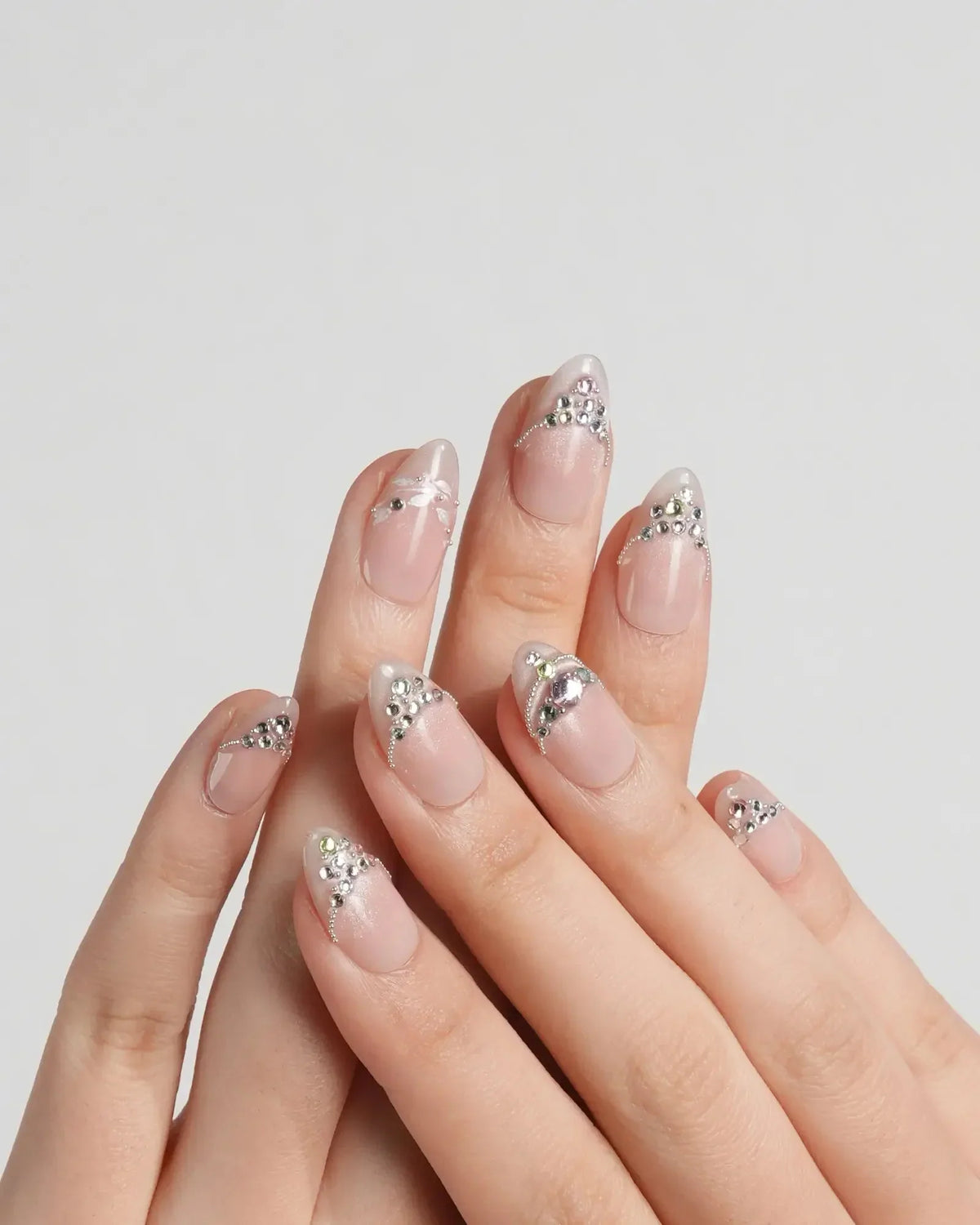 Wedding Rings Reusable Press On Nails