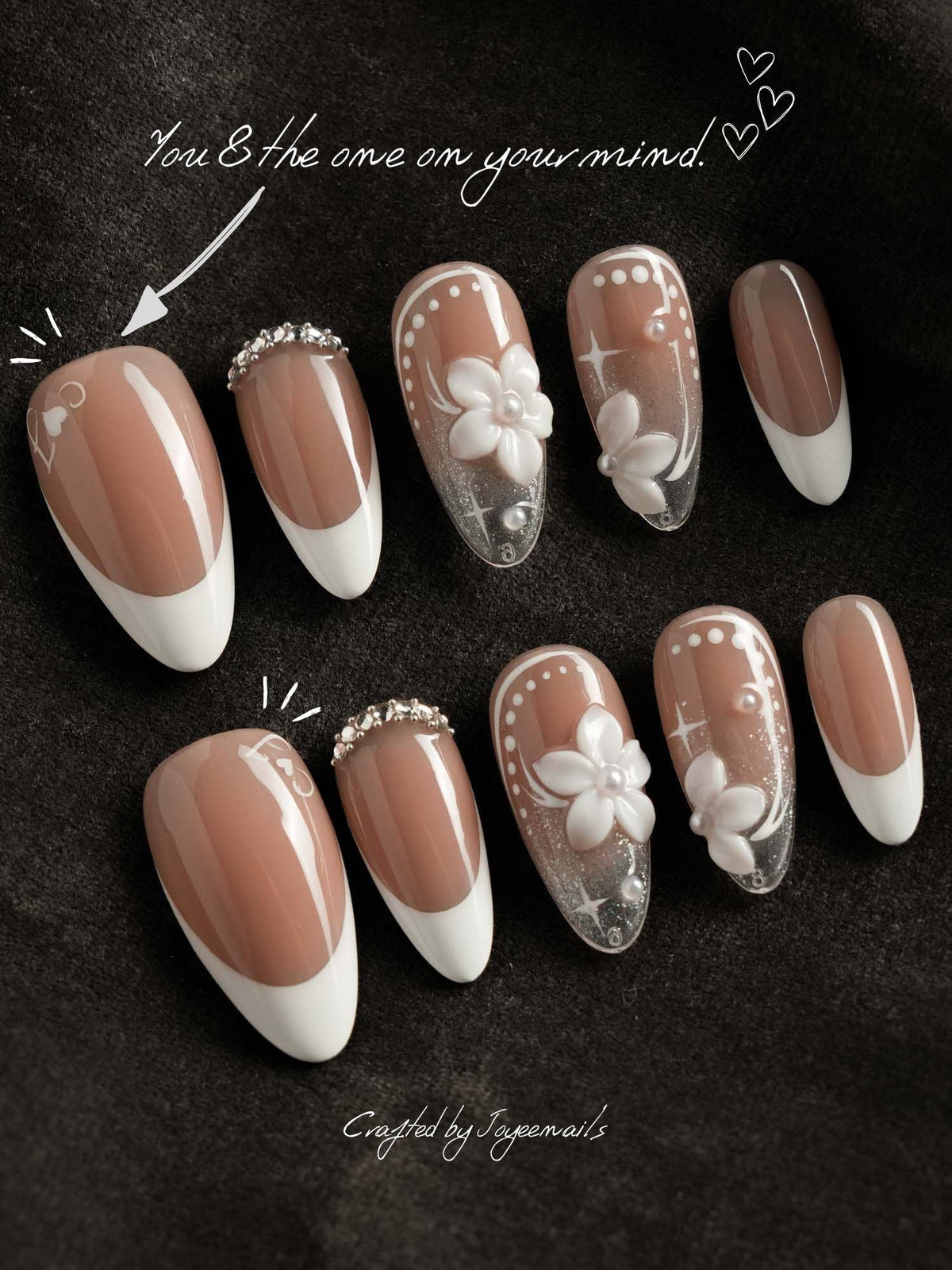 Wedding Day Reusable Press On Nails